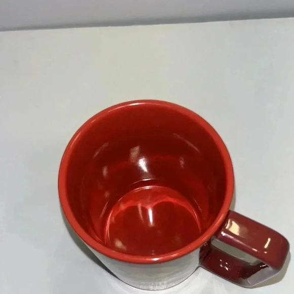Disney‎ Mickey Mouse Minnie Mouse Pluto Chip and Dale Christmas tree red mug - Picture 6 of 7